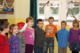 Mikulás az iskolában 1.b 2013
