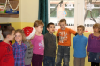 Mikulás az iskolában 1.b 2013