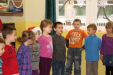 Mikulás az iskolában 1.b 2013