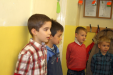 Mikulás az iskolában 1.b 2013