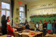 Mikulás az iskolában 2015 1. osztály