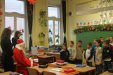 Mikulás az iskolában 2015 1. osztály