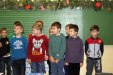 Mikulás az iskolában 2015 1. osztály