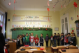 Mikulás az iskolában 2015 1. osztály