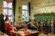 Mikulás az iskolában 2015 1. osztály