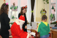 Mikulás az iskolában 2015 1. osztály
