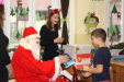 Mikulás az iskolában 2015 1. osztály