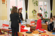 Mikulás az iskolában 2015 1. osztály