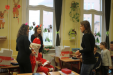 Mikulás az iskolában 2015 1. osztály