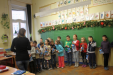 Mikulás az iskolában 2015 1. osztály