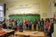 Mikulás az iskolában 2015 1. osztály