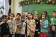 Mikulás az iskolában 2015 1. osztály