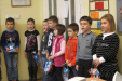 Mikulás az iskolában 2015 1. osztály