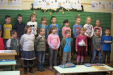 Mikulás az iskolában 2015 1. osztály