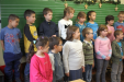 Mikulás az iskolában 2015 1. osztály